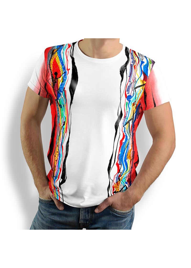 ROTER ZAUBER - Herren TShirt Rundhals - 100 % Baumwolle - GERMENS