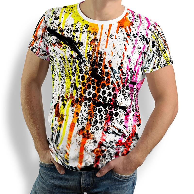 ausgefallene T-Shirts für Männer - LUXUS ISST ZEIT - 100 % Baumwolle - GERMENS artfashion - Größen S bis 5XL