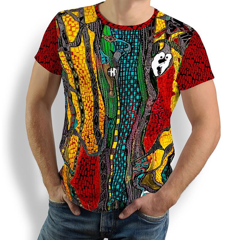 ausgefallene T-Shirts für Männer - JIMIMBI SOUL - 100 % Baumwolle - GERMENS artfashion - Größen S bis 5XL