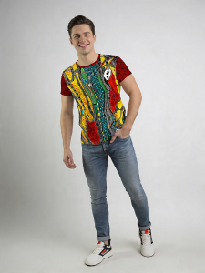 ausgefallene T-Shirts für Männer - JIMIMBI SOUL - 100 % Baumwolle - GERMENS artfashion - Größe 5XL