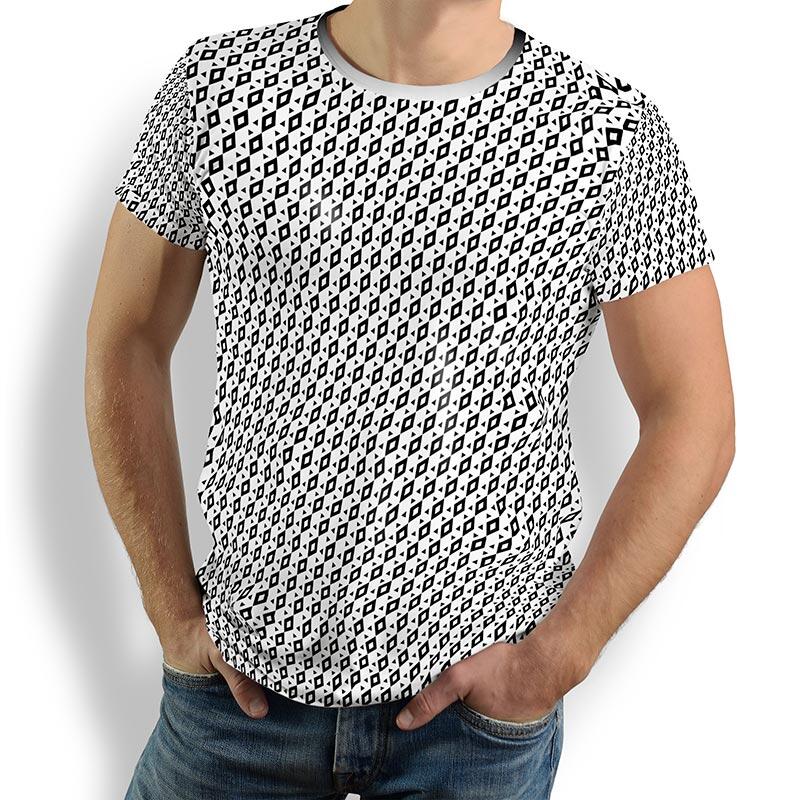 ausgefallene T-Shirts für Männer - TShirt Rundhals - 100 % Baumwolle - GERMENS - 100 % Baumwolle - GERMENS artfashion - Größen S bis 5XL