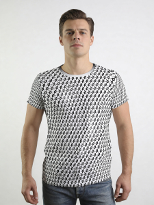 ausgefallene T-Shirts für Männer - TShirt Rundhals - 100 % Baumwolle - GERMENS - 100 % Baumwolle - GERMENS artfashion - Größe L