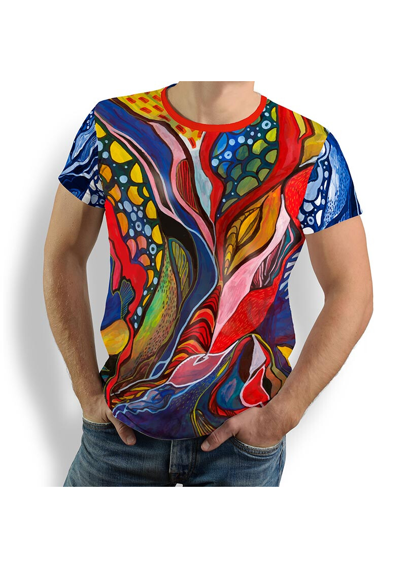 MYSTERIAL - Herren TShirt Rundhals - 100 % Baumwolle - GERMENS