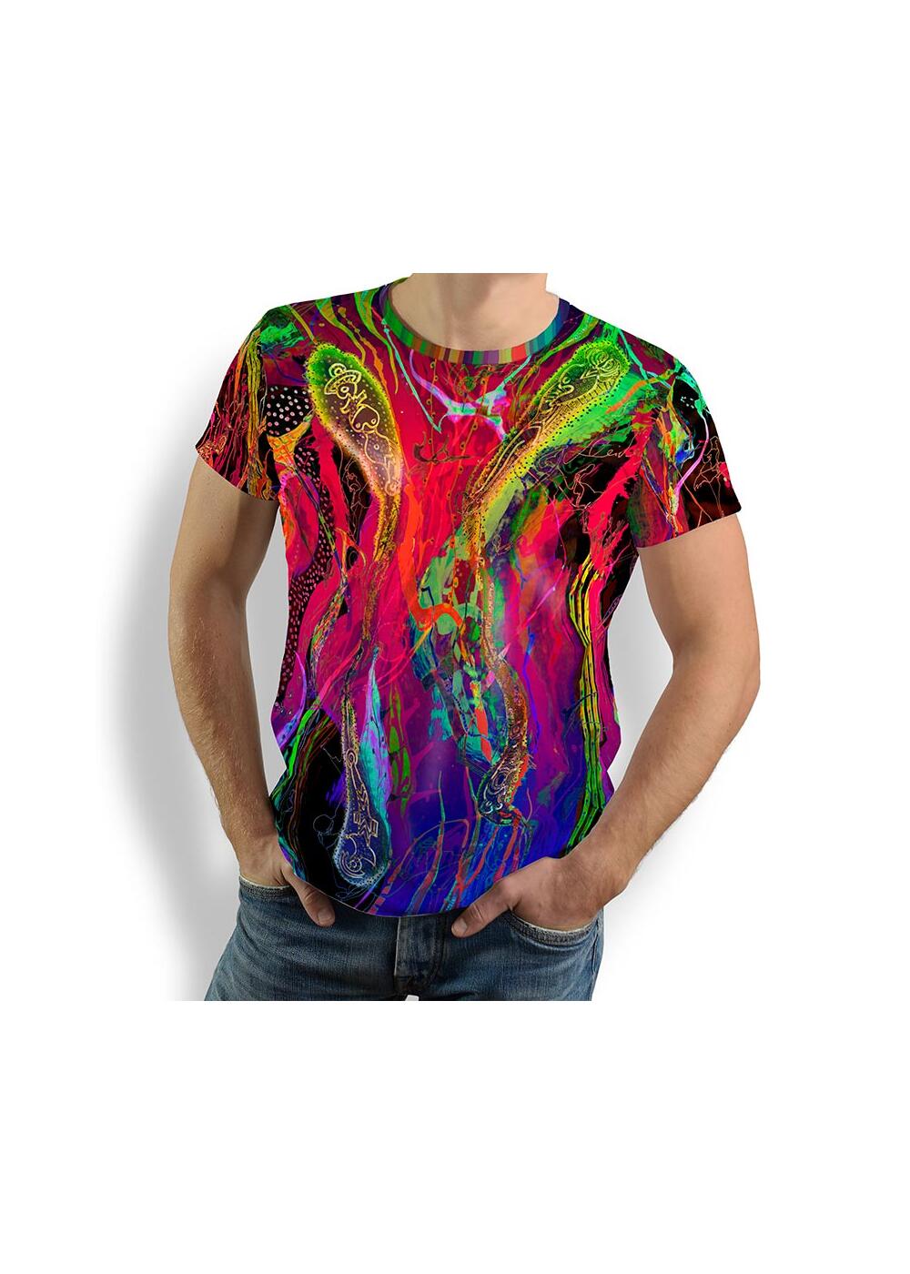 GALACTICO - Herren TShirt Rundhals - 100 % Baumwolle -...