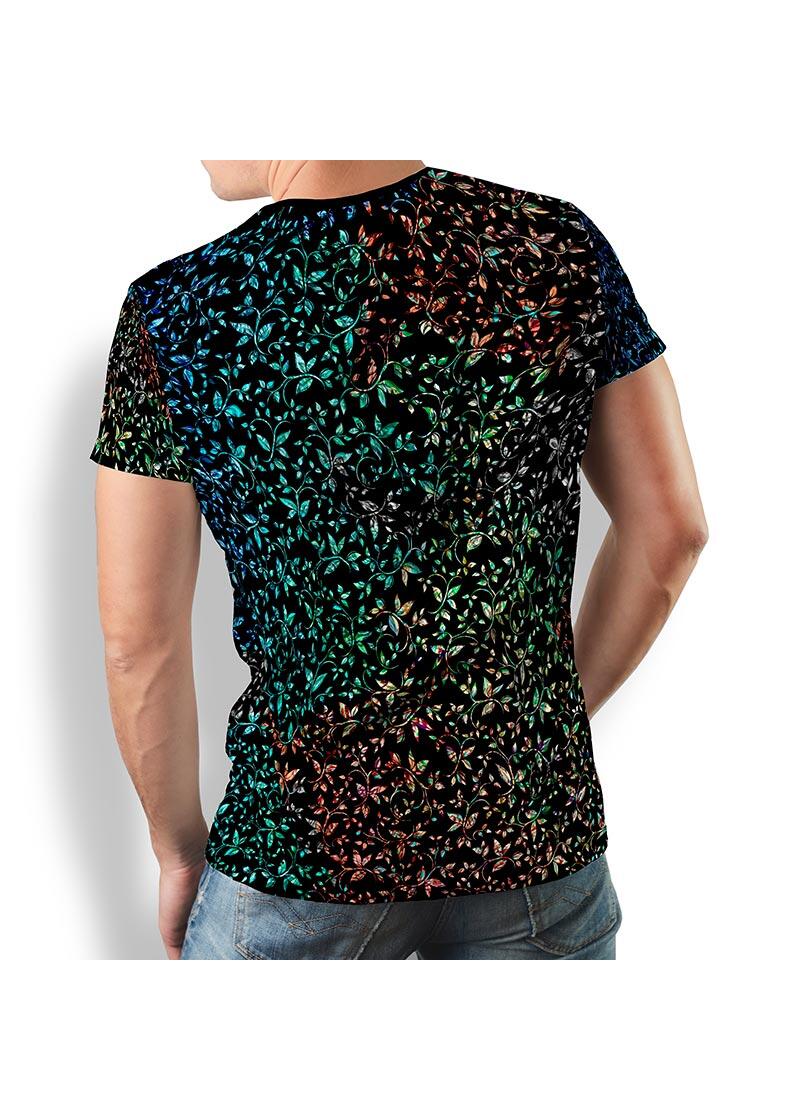 FLOREL NOIR - Herren TShirt Rundhals - 100 % Baumwolle - GERMENS
