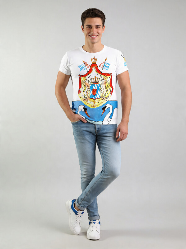 Unique T-shirts for men - DER KINI - 100% cotton - GERMENS artfashion - Sizes S to 5XL