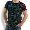 FLOREL NOIR - Herren TShirt Rundhals - 100 % Baumwolle - GERMENS