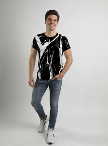 ausgefallene T-Shirts für Männer - LEBENSADER KAVIAR - 100 % Baumwolle - GERMENS artfashion - Größen S bis 5XL