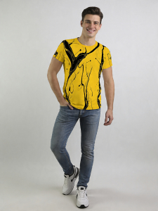 ausgefallene T-Shirts für Männer - LEBENSADER SANDDORN - 100 % Baumwolle - GERMENS artfashion - Größen S bis 5XL