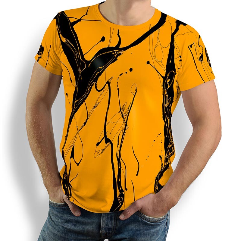 ausgefallene T-Shirts für Männer - LEBENSADER SANDDORN - 100 % Baumwolle - GERMENS artfashion - Größen S bis 5XL