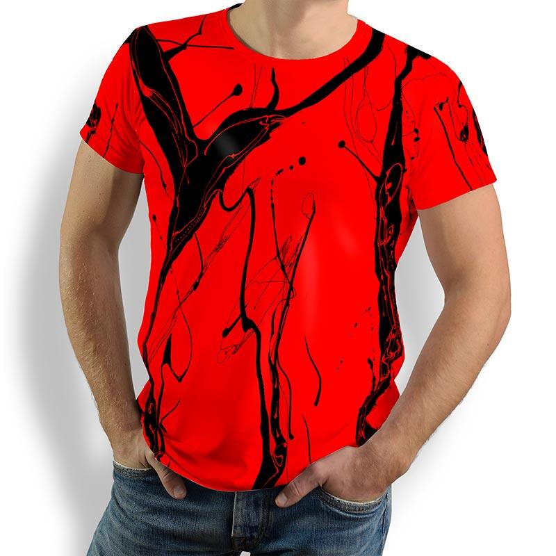 Unique T-shirts for men - LEBENSADER CHILI - 100% cotton - GERMENS artfashion - Sizes S to 5XL