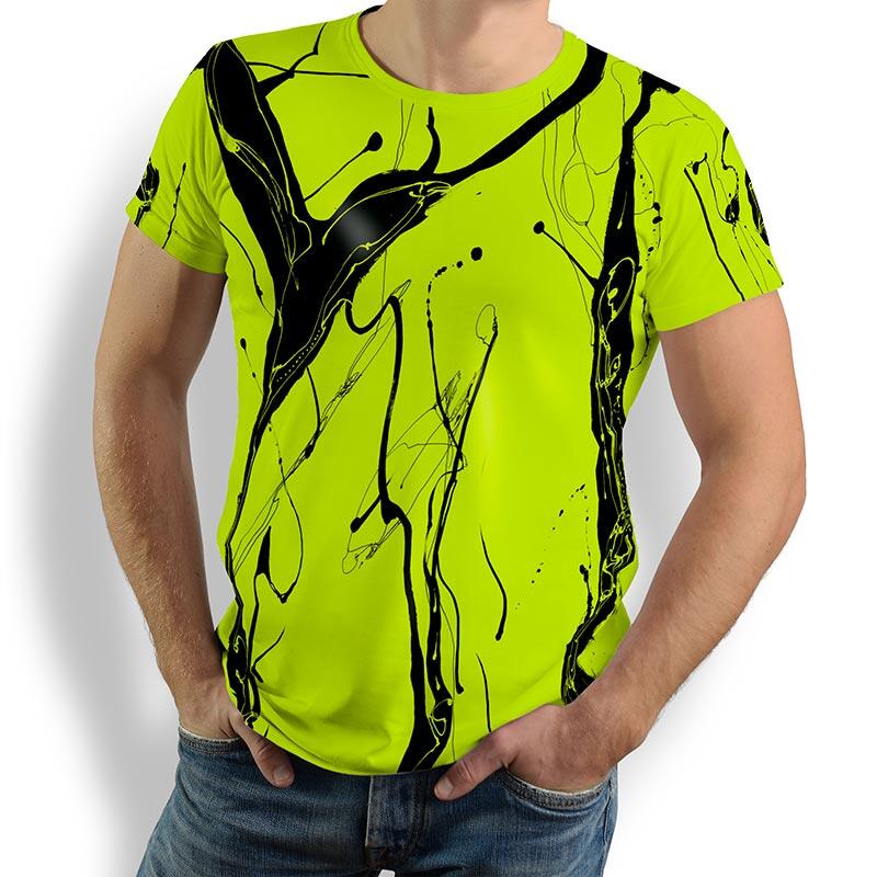 Unique T-shirts for men - LEBENSADER APFEL - 100% cotton - GERMENS artfashion - Sizes S to 5XL
