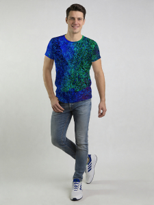 ausgefallene T-Shirts für Männer - FRAXI MILOPEA - 100 % Baumwolle - GERMENS artfashion - Größe M