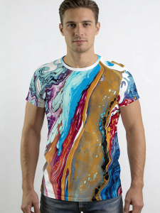 ausgefallene T-Shirts für Männer - HAU´OLI - 100 % Baumwolle - GERMENS artfashion - Größe M