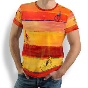 REARTRO - Herren TShirt Rundhals - 100 % Baumwolle - GERMENS