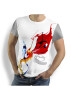 Unique T-shirts for men - HERZBLUT - 100% cotton - GERMENS artfashion - Sizes S to 5XL