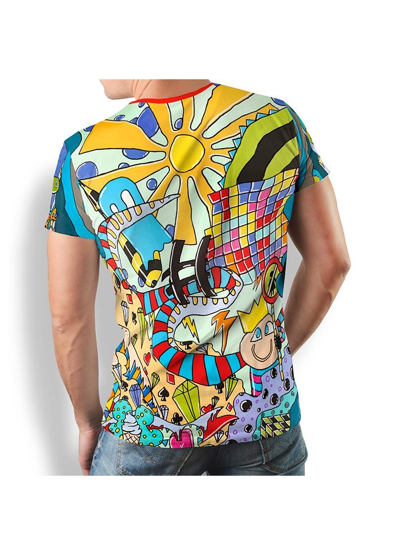 ARCADES - Herren TShirt Rundhals - 100 % Baumwolle - GERMENS