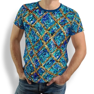 ausgefallene T-Shirts für Männer - MIROUGE WINTER - 100 % Baumwolle - GERMENS artfashion - Größen S bis 5XL
