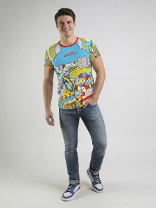 ausgefallene T-Shirts für Männer - ARCADES - 100 % Baumwolle - GERMENS artfashion - Größe XXL