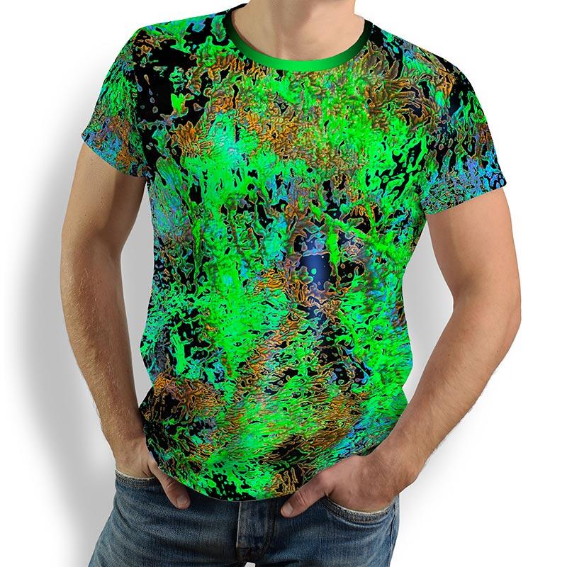ausgefallene T-Shirts für Männer - SAVE THE RAINFOREST - 100 % Baumwolle - GERMENS artfashion - Größen S bis 5XL