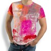 Unique T-shirts for men - VERVE SAPHIR - 100% cotton - GERMENS artfashion - Sizes S to 5XL