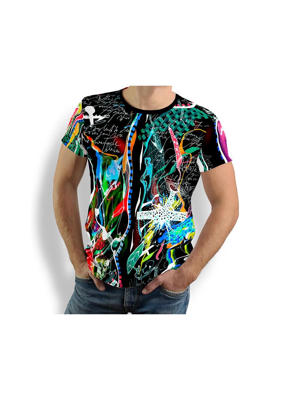 PARADIES II - Herren TShirt Rundhals - 100 % Baumwolle -...