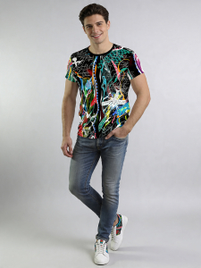 ausgefallene T-Shirts für Männer - PARADIES II - 100 % Baumwolle - GERMENS artfashion - Größe 3XL