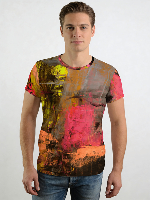 Unique T-shirts for men - VERVE BERNSTEIN - 100% cotton - GERMENS artfashion - Sizes S to 5XL