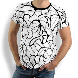 ausgefallene T-Shirts für Männer - NETWORK SIGNI - 100 % Baumwolle - GERMENS artfashion - Größen S bis 5XL
