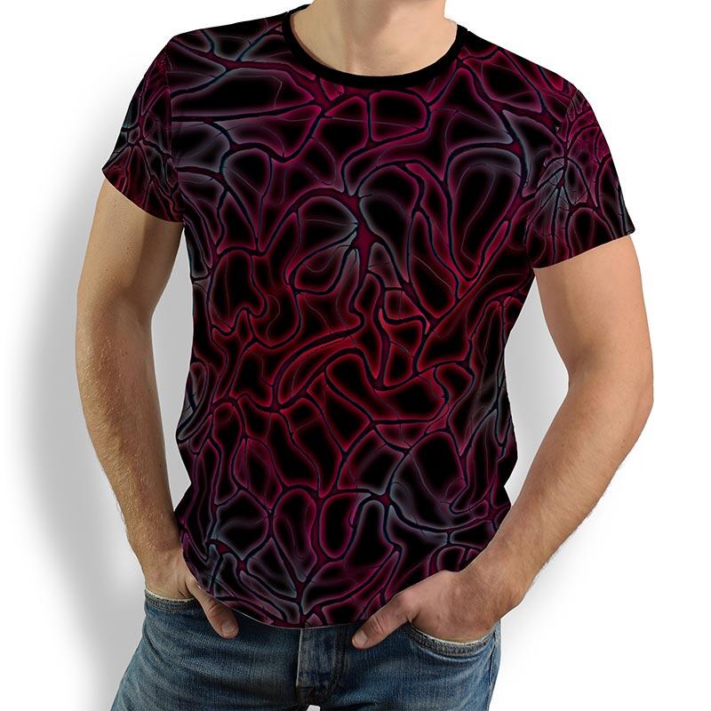 ausgefallene T-Shirts für Männer - NETWORK DELPHI - 100 % Baumwolle - GERMENS artfashion - Größen S bis 5XL