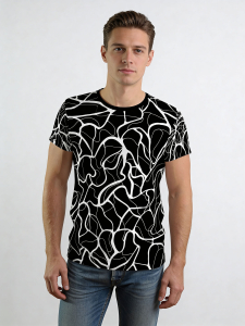Unique T-shirts for men - NETWORK INKOGNITO - 100% cotton - GERMENS artfashion - Sizes S to 5XL