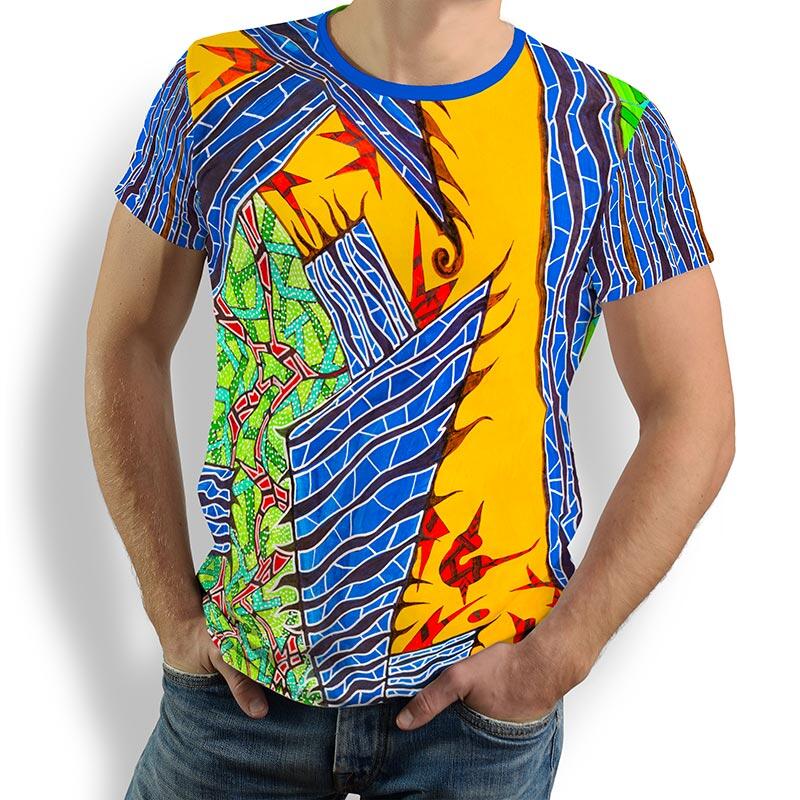 Unique T-shirts for men - IRIX - 100% cotton - GERMENS artfashion - Sizes S to 5XL