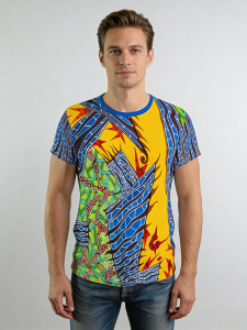ausgefallene T-Shirts für Männer - IRIX - 100 % Baumwolle - GERMENS artfashion - Größen S bis 5XL