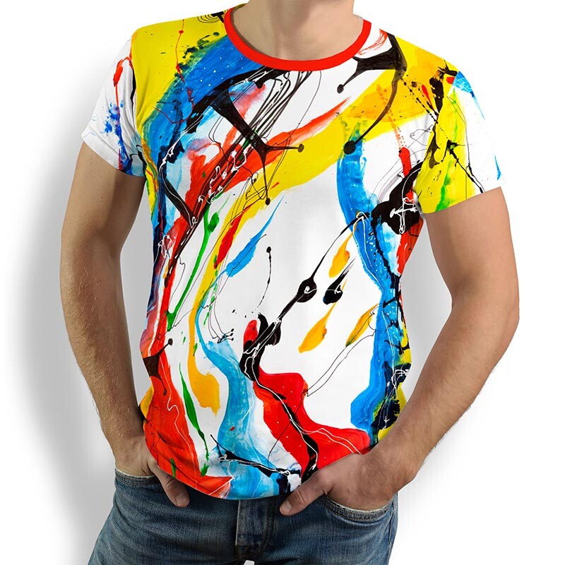 Unique T-shirts for men - FREUDENTANZ - 100% cotton - GERMENS artfashion - Sizes S to 5XL