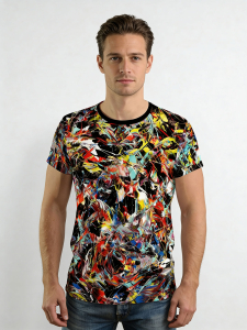 Unique T-shirts for men - SUPERFLASH - 100% cotton - GERMENS artfashion - Sizes S to 5XL