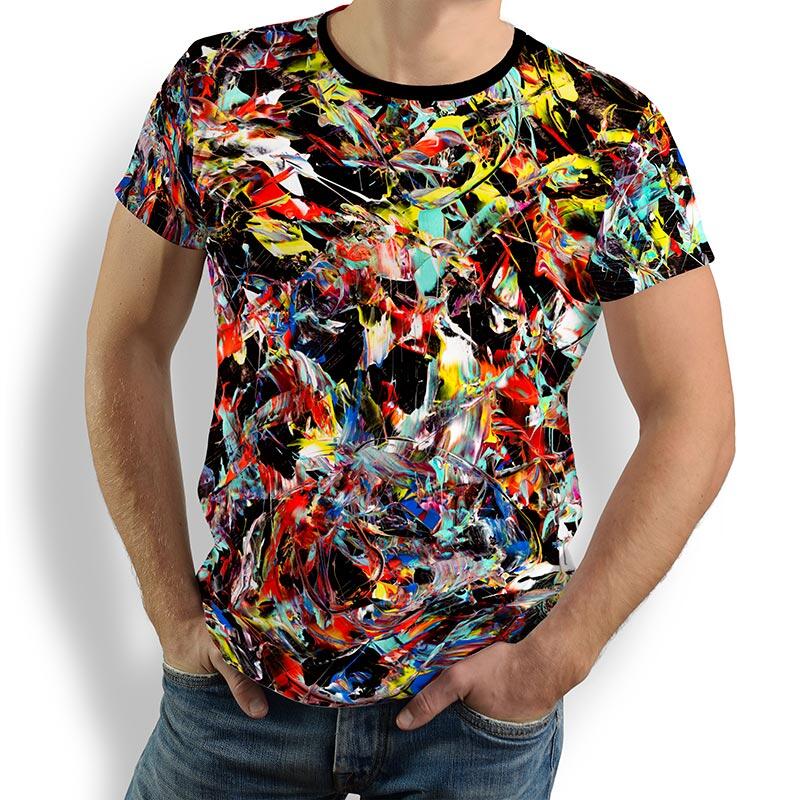 Unique T-shirts for men - SUPERFLASH - 100% cotton - GERMENS artfashion - Sizes S to 5XL