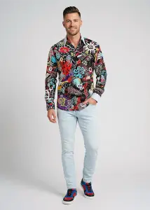 Discover colorful button up shirts for men MAMBO - 100%...