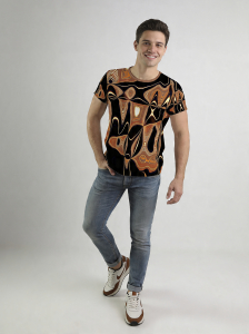ausgefallene T-Shirts für Männer - NEW ORLEANS FUNKY - 100 % Baumwolle - GERMENS artfashion - Größe XXL