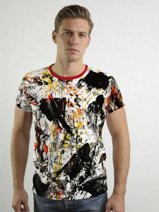 ausgefallene T-Shirts für Männer - GERMANIO - 100 % Baumwolle - GERMENS artfashion - Größe XL