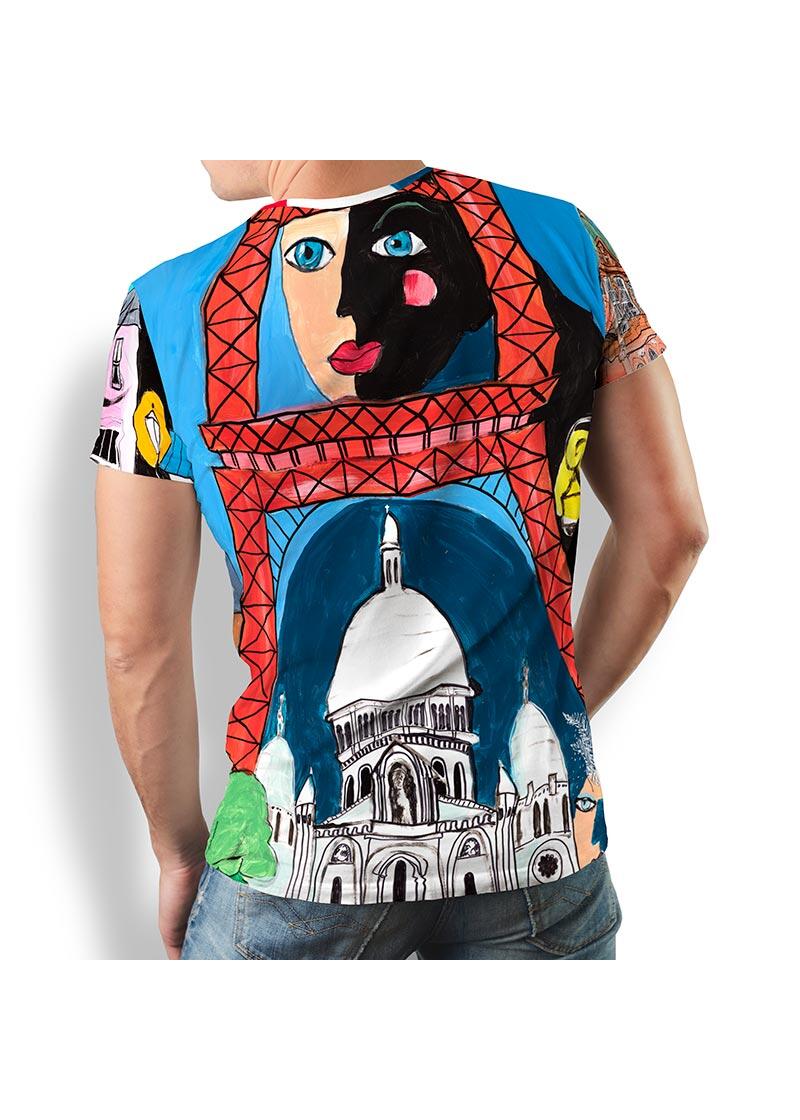 SAVOIR VIVRE PARIS - Herren TShirt Rundhals - 100 %...