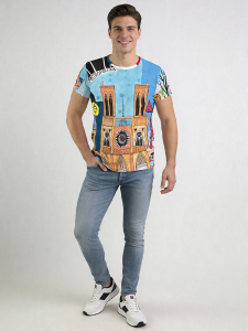 ausgefallene T-Shirts für Männer - SAVOIR VIVRE PARIS - 100 % Baumwolle - GERMENS artfashion - Größe 5XL