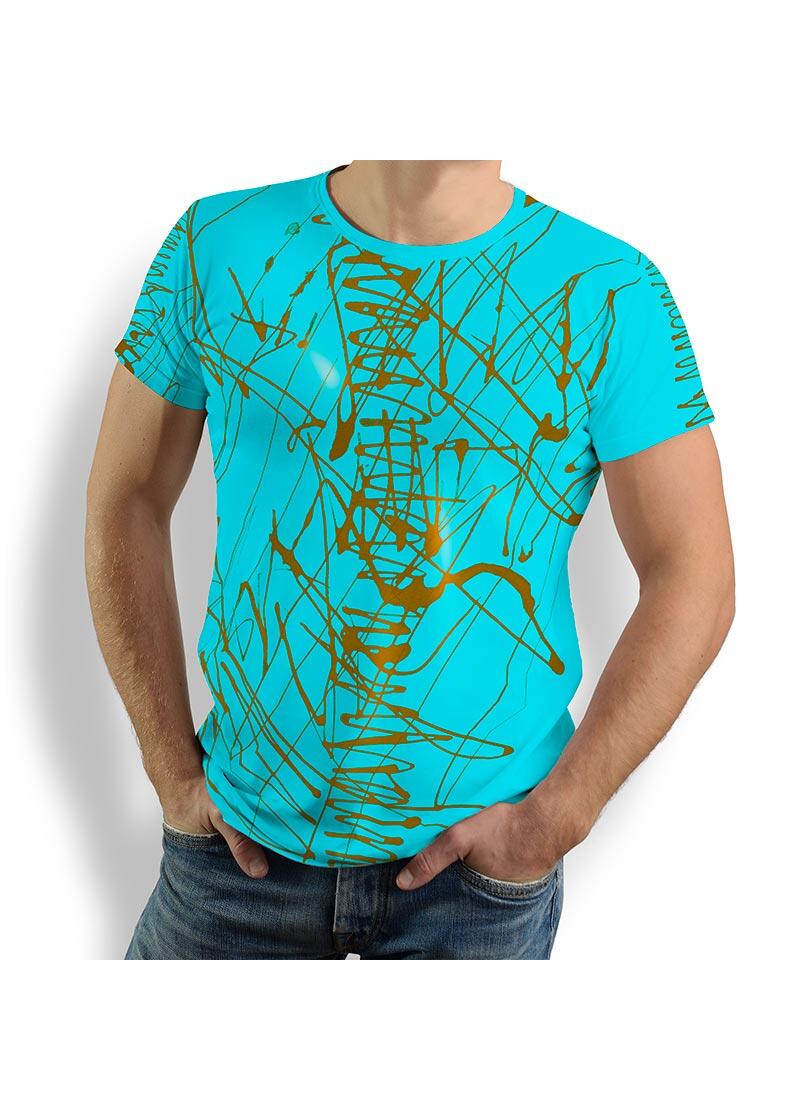 DENADA BLUE - Herren TShirt Rundhals - 100 % Baumwolle - GERMENS
