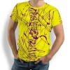 ausgefallene T-Shirts für Männer - DENADA YELLOW - 100 % Baumwolle - GERMENS artfashion - Größen S bis 5XL