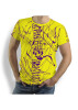 Unique T-shirts for men - DENADA YELLOW - 100% cotton - GERMENS artfashion - Sizes S to 5XL