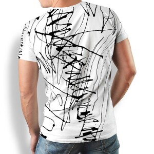 Unique T-shirts for men - DENADA WHITE - 100% cotton -...