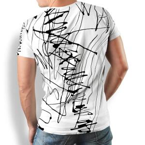 DENADA WHITE - Herren TShirt Rundhals - 100 % Baumwolle -...