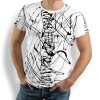 ausgefallene T-Shirts für Männer - DENADA WHITE - 100 % Baumwolle - GERMENS artfashion - Größen S bis 5XL