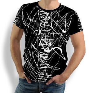 ausgefallene T-Shirts für Männer - DENADA BLACK...