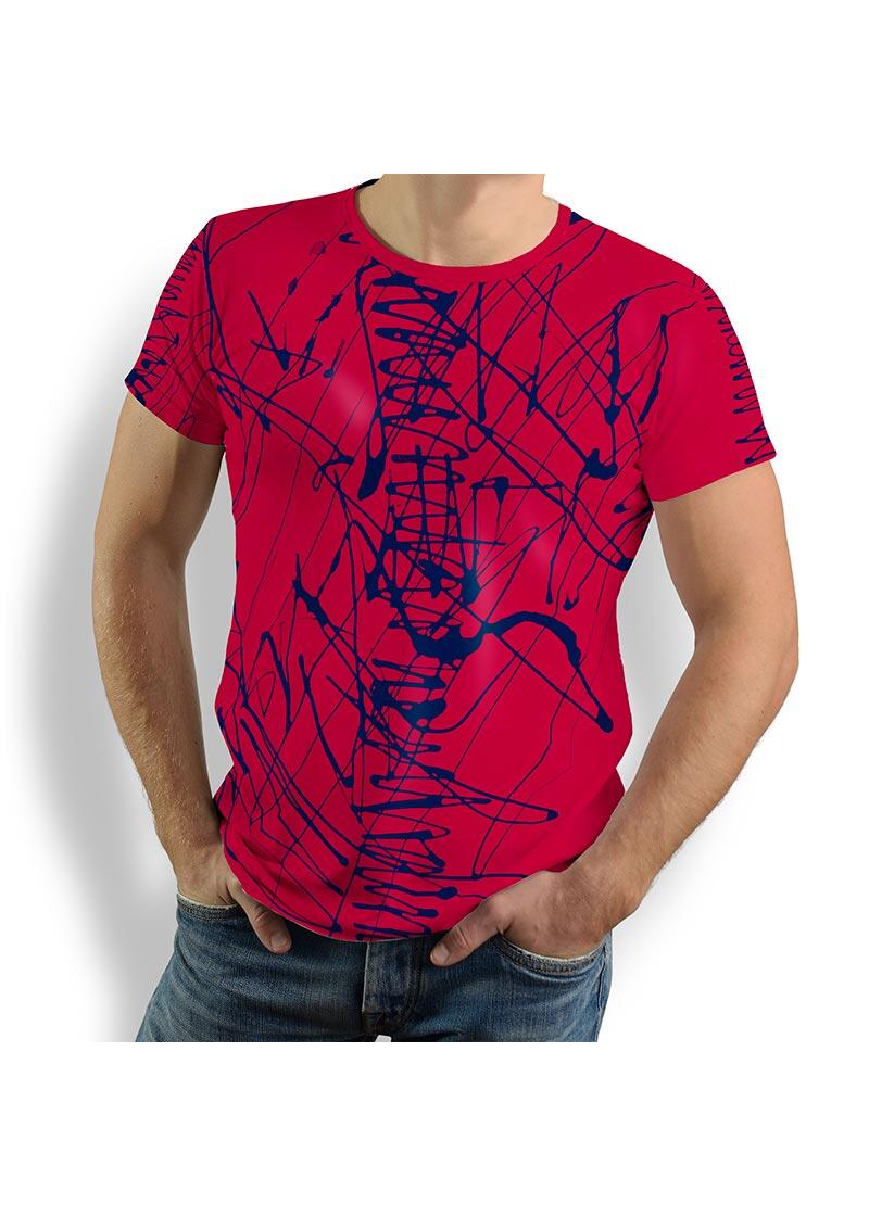 DENADA RED - Herren TShirt Rundhals - 100 % Baumwolle - GERMENS