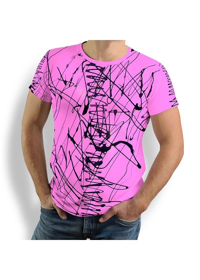 DENADA PINK - Herren TShirt Rundhals - 100 % Baumwolle - GERMENS